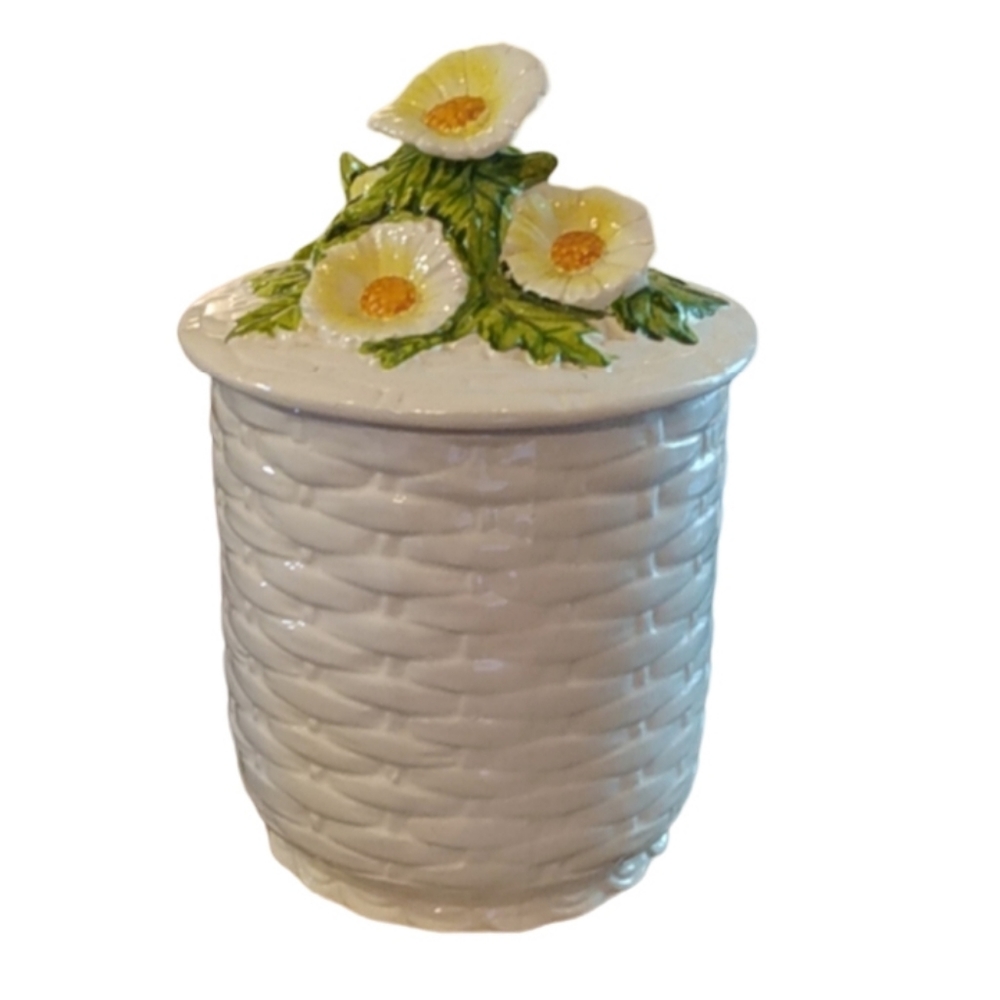 Lefton Lidded Biscuit Jar